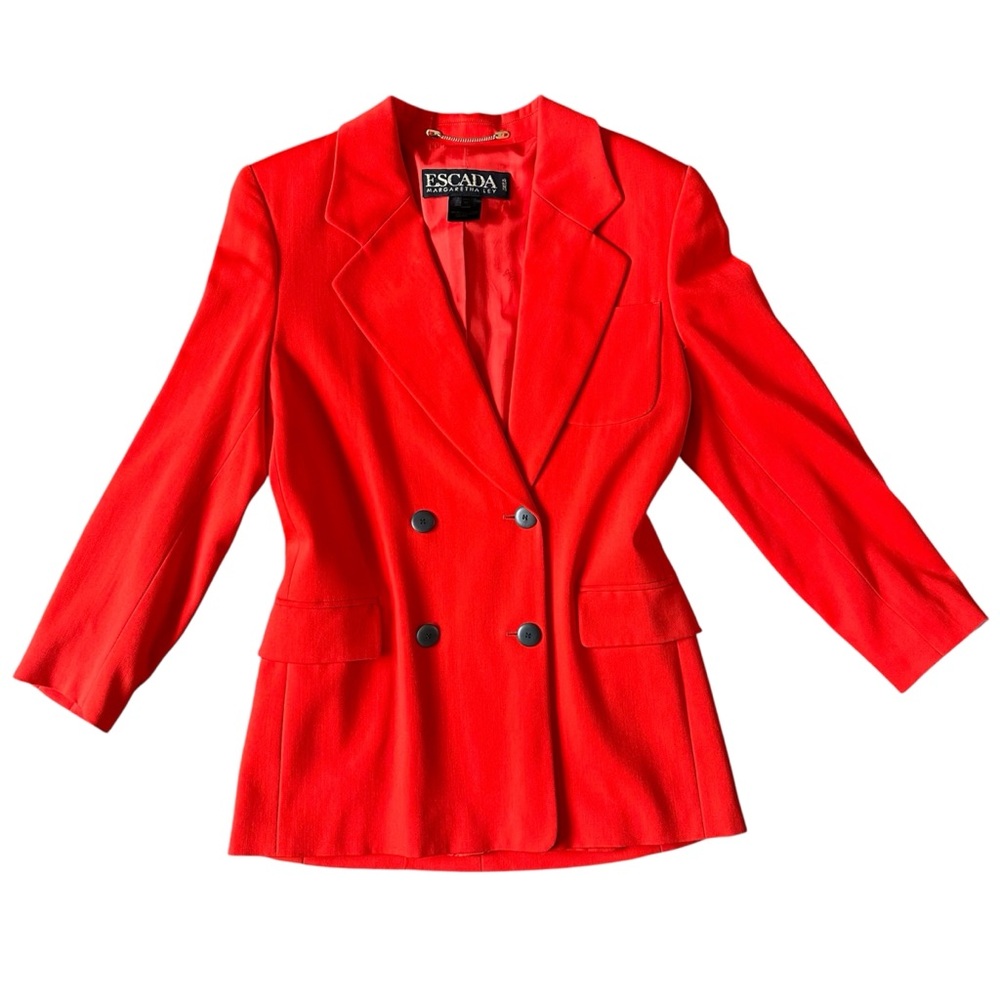Vintage 90s ESCADA Wool Blazer, Medium